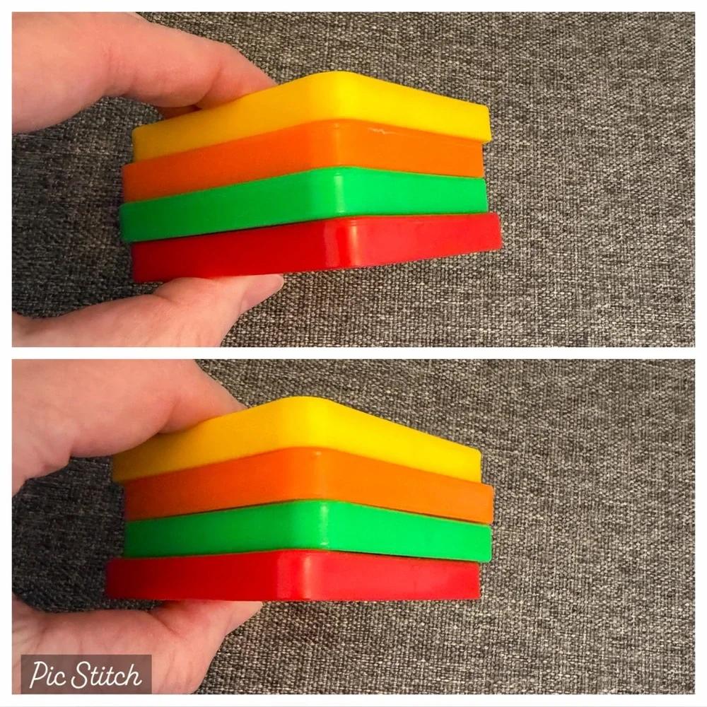 Fisher-Price Vintage 1989 Sort ‘n Stack Mailbox MISSING 1 LETTER MINOR DAMAGE
